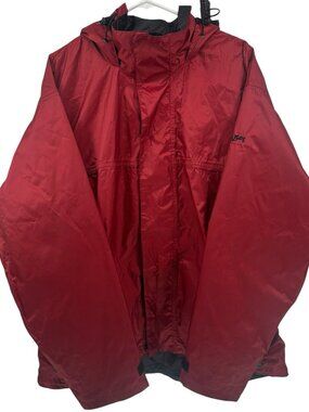 Bimini Bay Outfitters Jacket Mens L Waterproof Hooded Adventure Gear‎ Rain Coat